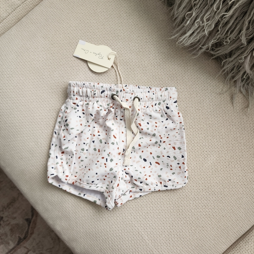Rylee + Cru Terrazo Swim Trunks